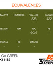 AK Interactive AK11152 3G Acrylic Alga Green 17ml