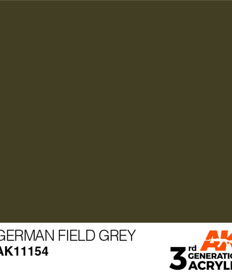 AK Interactive AK11154 3G Acrylic German Field Grey 17ml