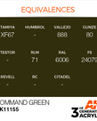 AK Interactive AK11155 3G Acrylic Command Green 17ml