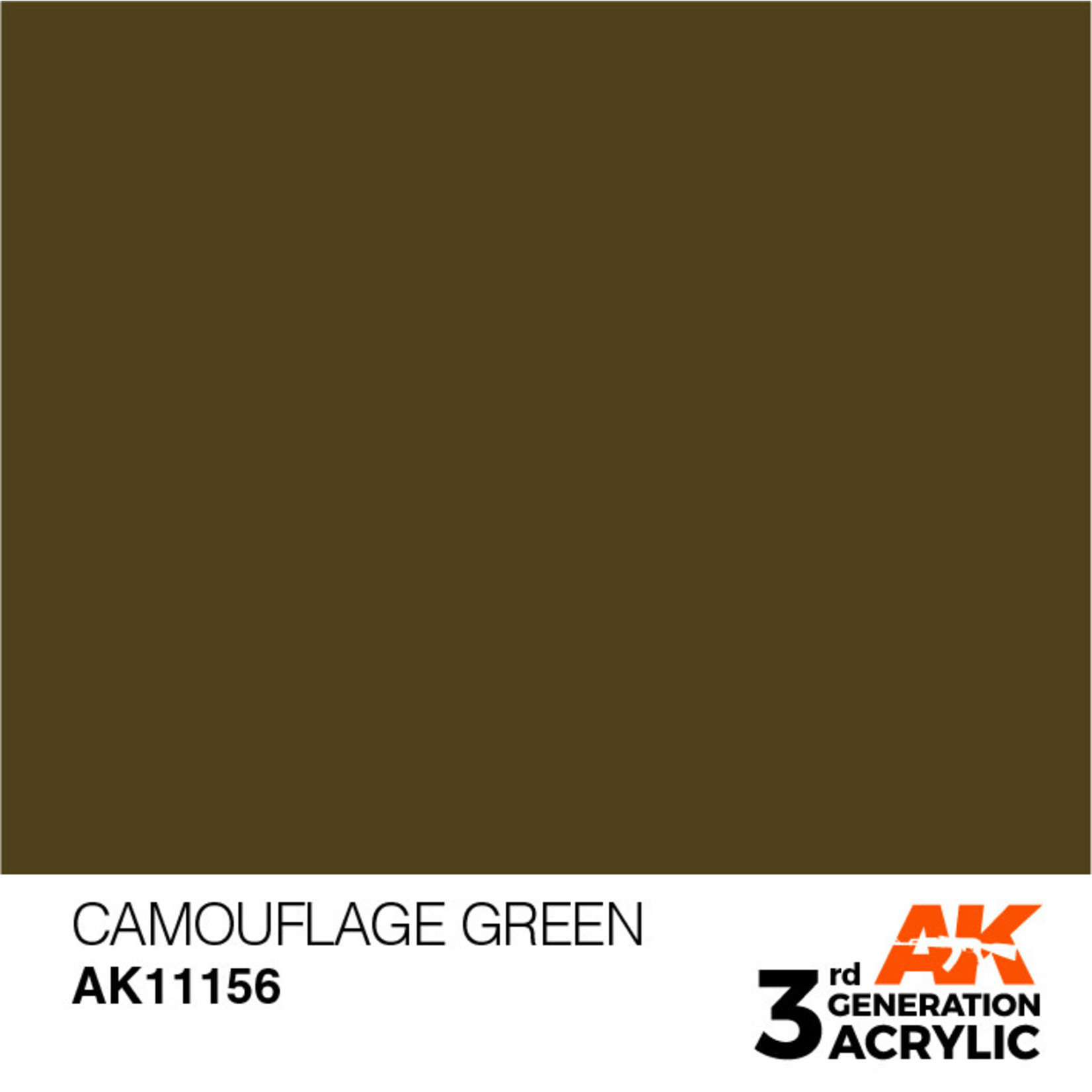 AK Interactive AK11156 3G Acrylic Camouflage Green 17ml