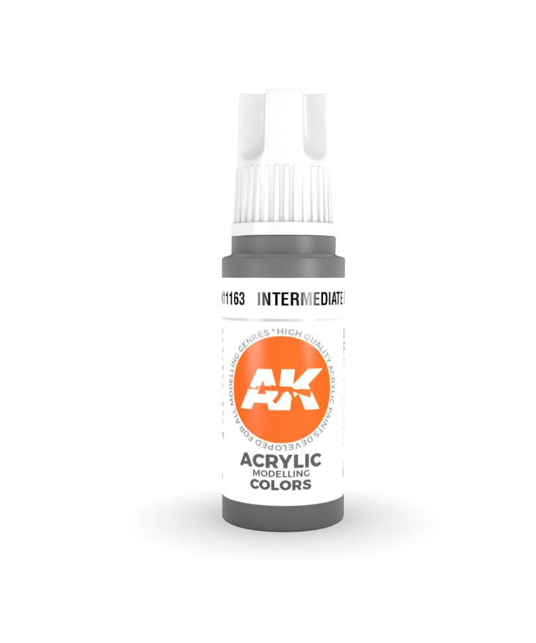 AK Interactive AK11163 3G Acrylic Intermediate Blue 17ml