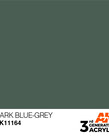 AK Interactive AK11164 3G Acrylic Dark Blue-Grey 17ml