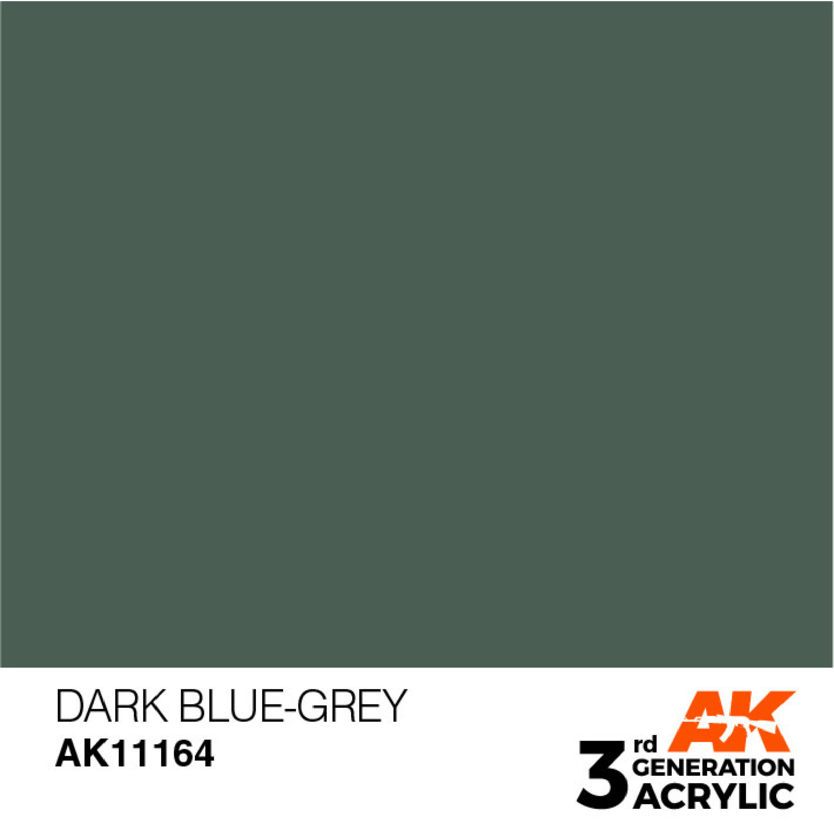 AK Interactive AK11164 3G Acrylic Dark Blue-Grey 17ml