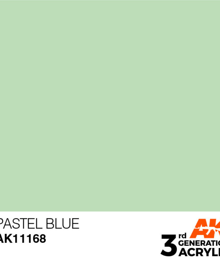 AK Interactive AK11168 3G Acrylic Pastel Blue 17ml