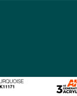 AK Interactive AK11171 3G Acrylic Turquoise 17ml