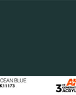AK Interactive AK11173 3G Acrylic Ocean Blue 17ml