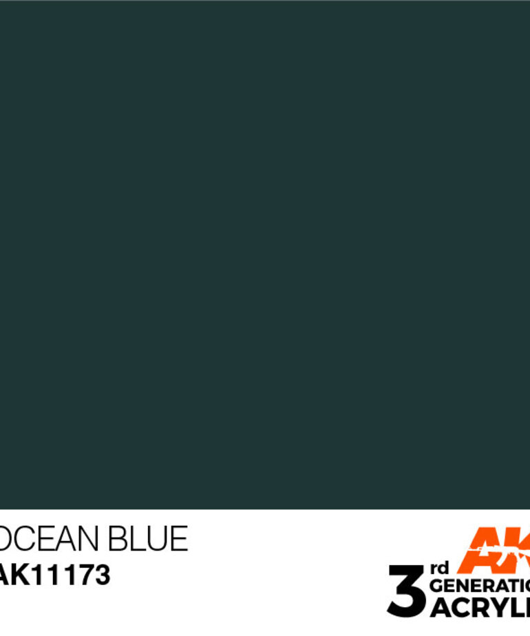 AK Interactive AK11173 3G Acrylic Ocean Blue 17ml
