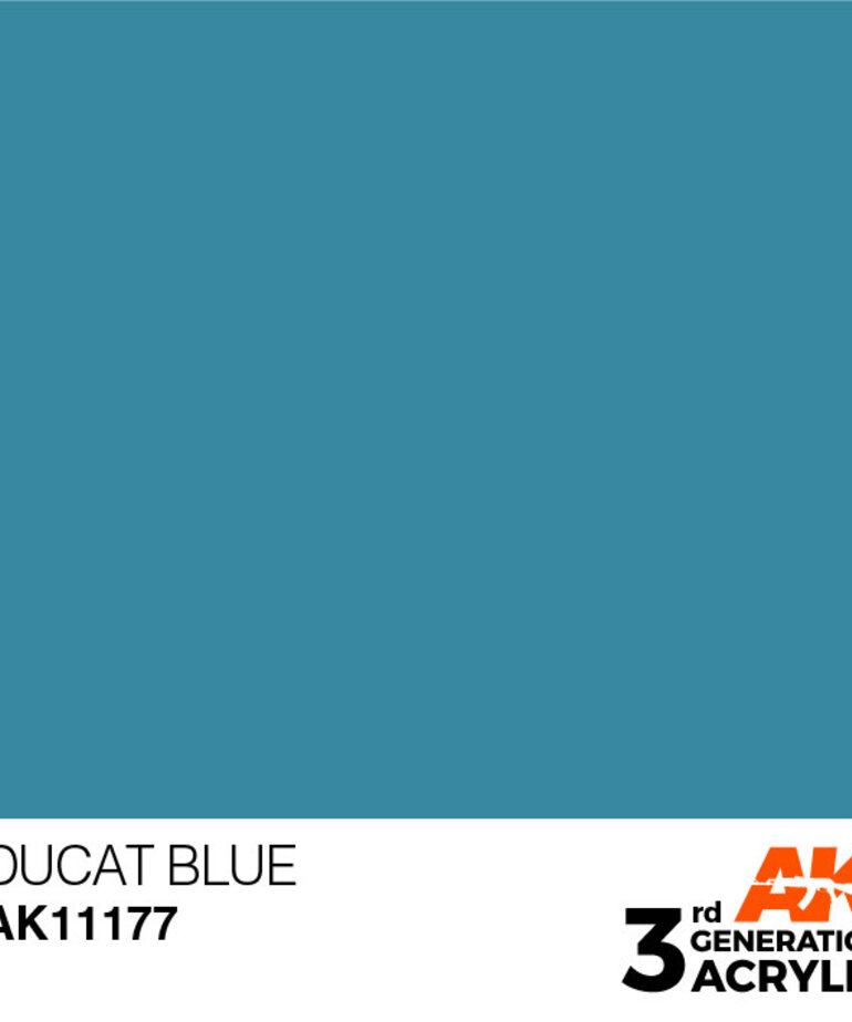 AK Interactive AK11177 3G Acrylic Ducat Blue 17ml
