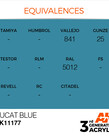 AK Interactive AK11177 3G Acrylic Ducat Blue 17ml