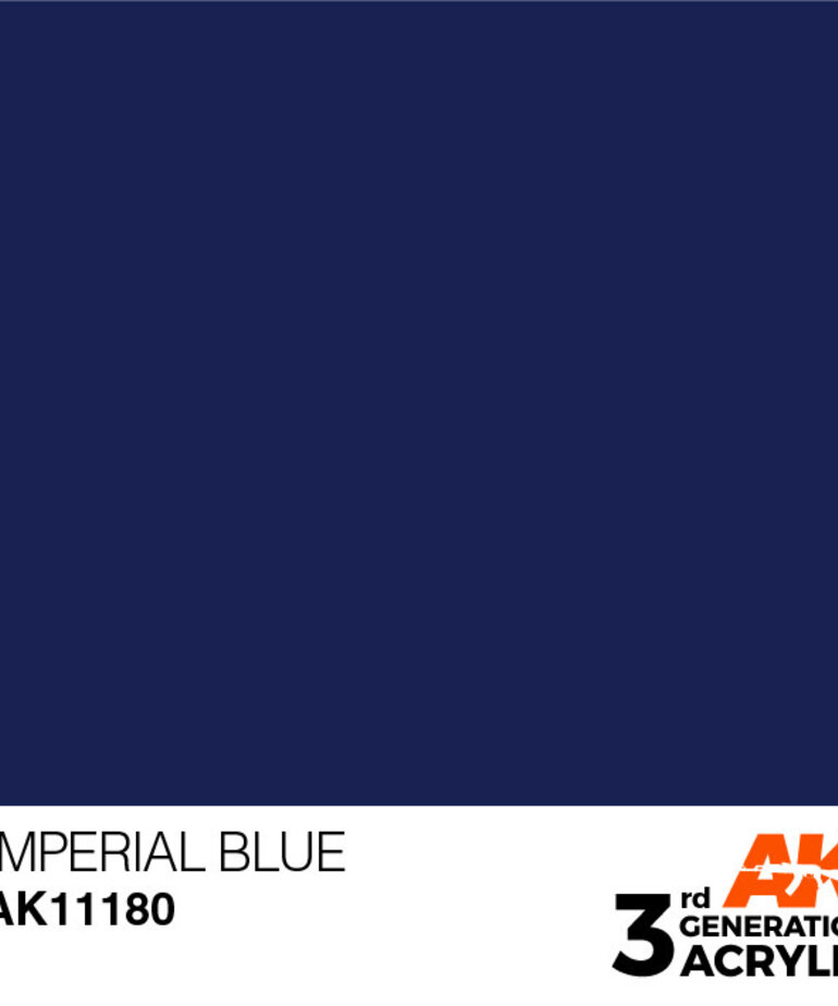AK Interactive AK11180 3G Acrylic Imperial Blue 17ml
