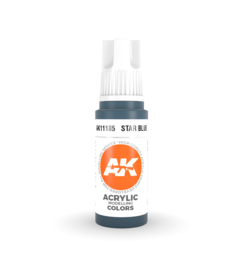 AK Interactive AK11185 3G Acrylic Star Blue 17ml