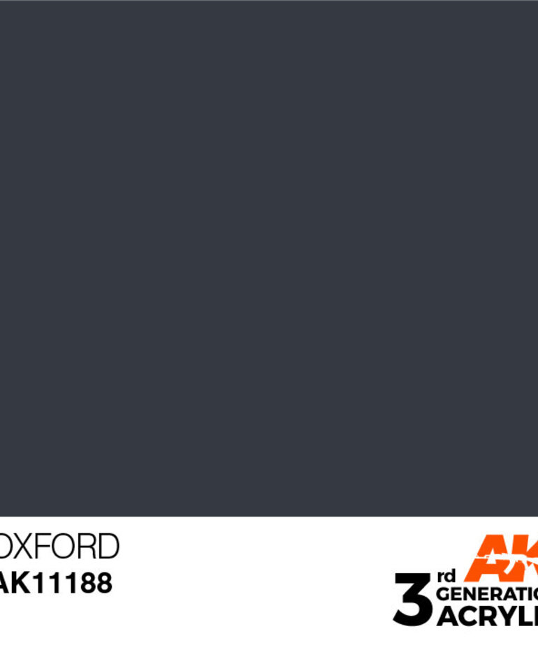 AK Interactive AK11188 3G Acrylic Oxford 17ml