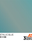 AK Interactive AK11199 3G Acrylic Metallic Blue 17ml