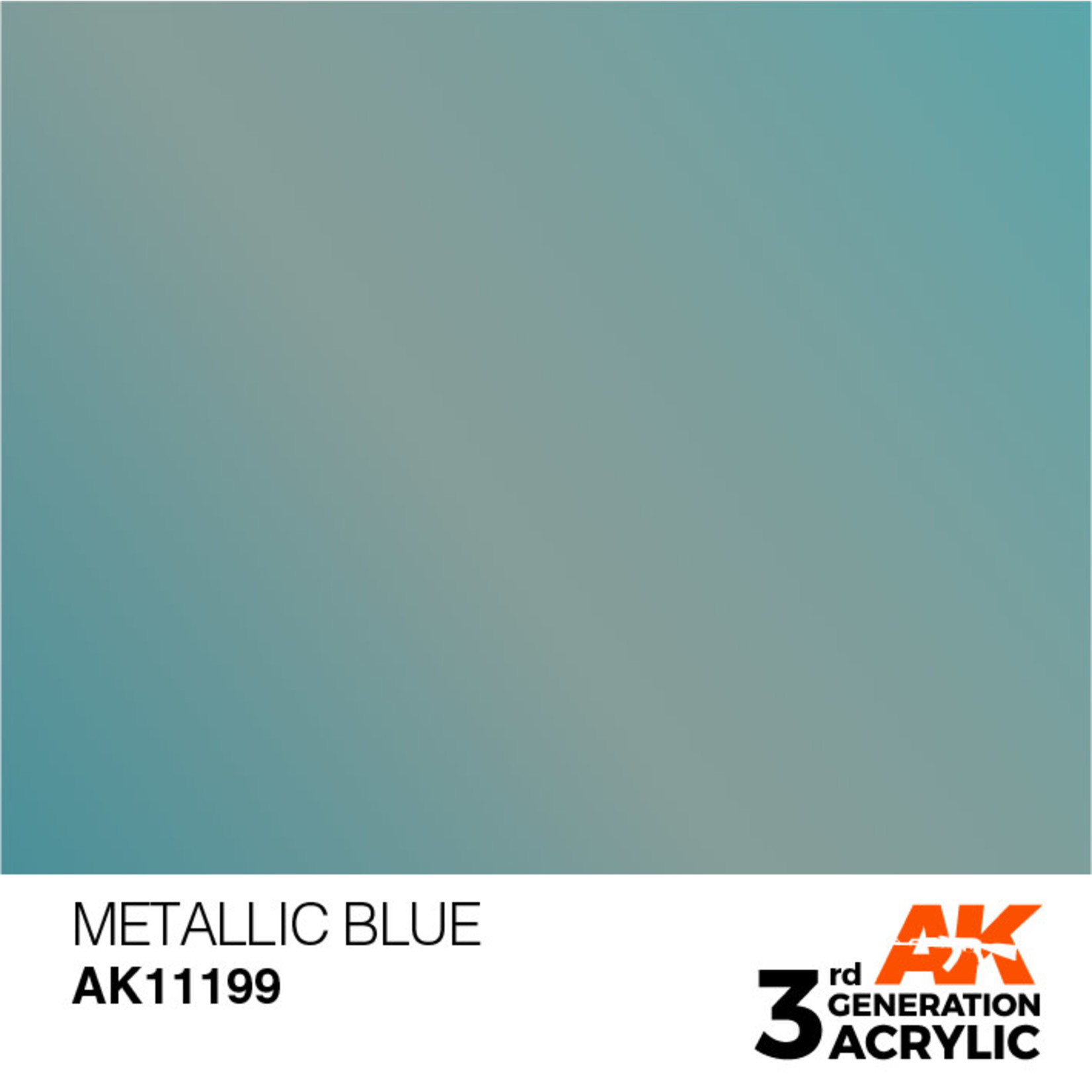AK Interactive AK11199 3G Acrylic Metallic Blue 17ml