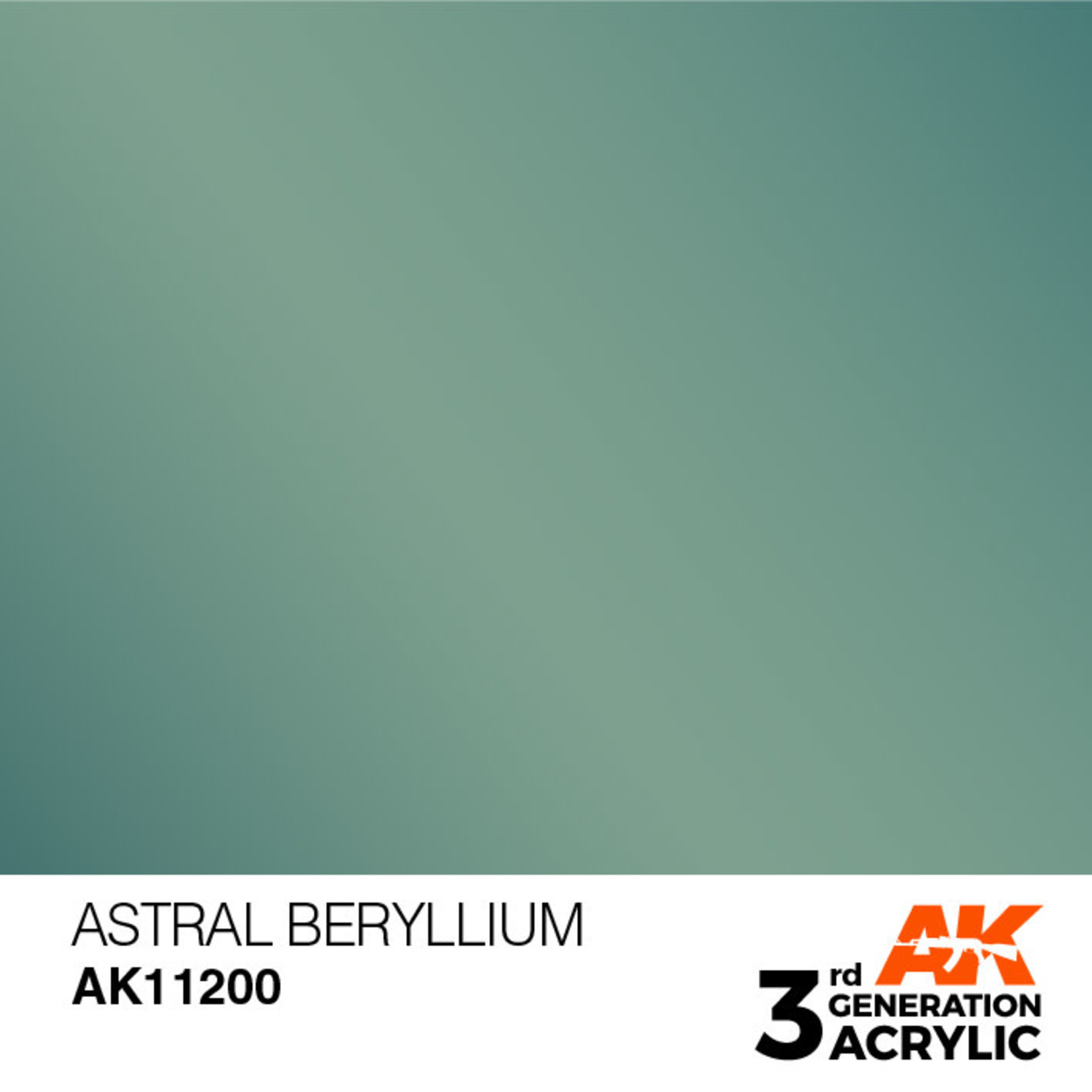 AK Interactive AK11200 3G Acrylic Metallic Astral Beryllium 17ml