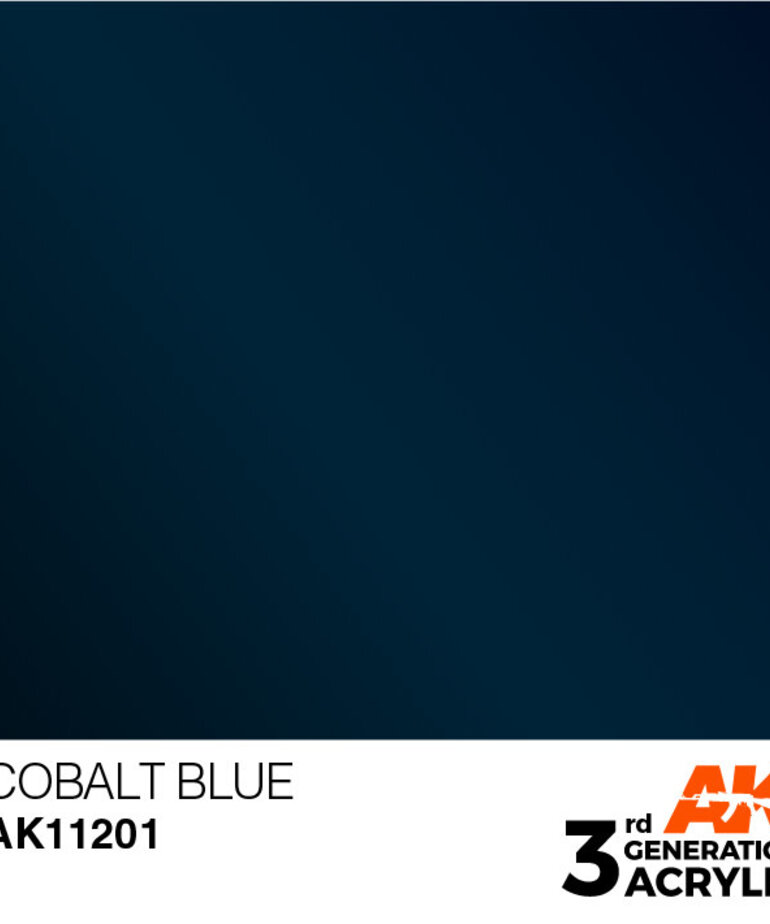 AK Interactive AK11201 3G Acrylic Metallic Astral Beryllium Cobalt Blue 17ml