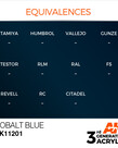 AK Interactive AK11201 3G Acrylic Metallic Astral Beryllium Cobalt Blue 17ml AK Interactive AK11201 3G Acrylic Metallic Astral Beryllium Cobalt Blue 17ml