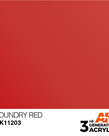 AK Interactive AK11203 3G Acrylic Metallic Foundry Red 17ml