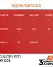 AK Interactive AK11203 3G Acrylic Metallic Foundry Red 17ml