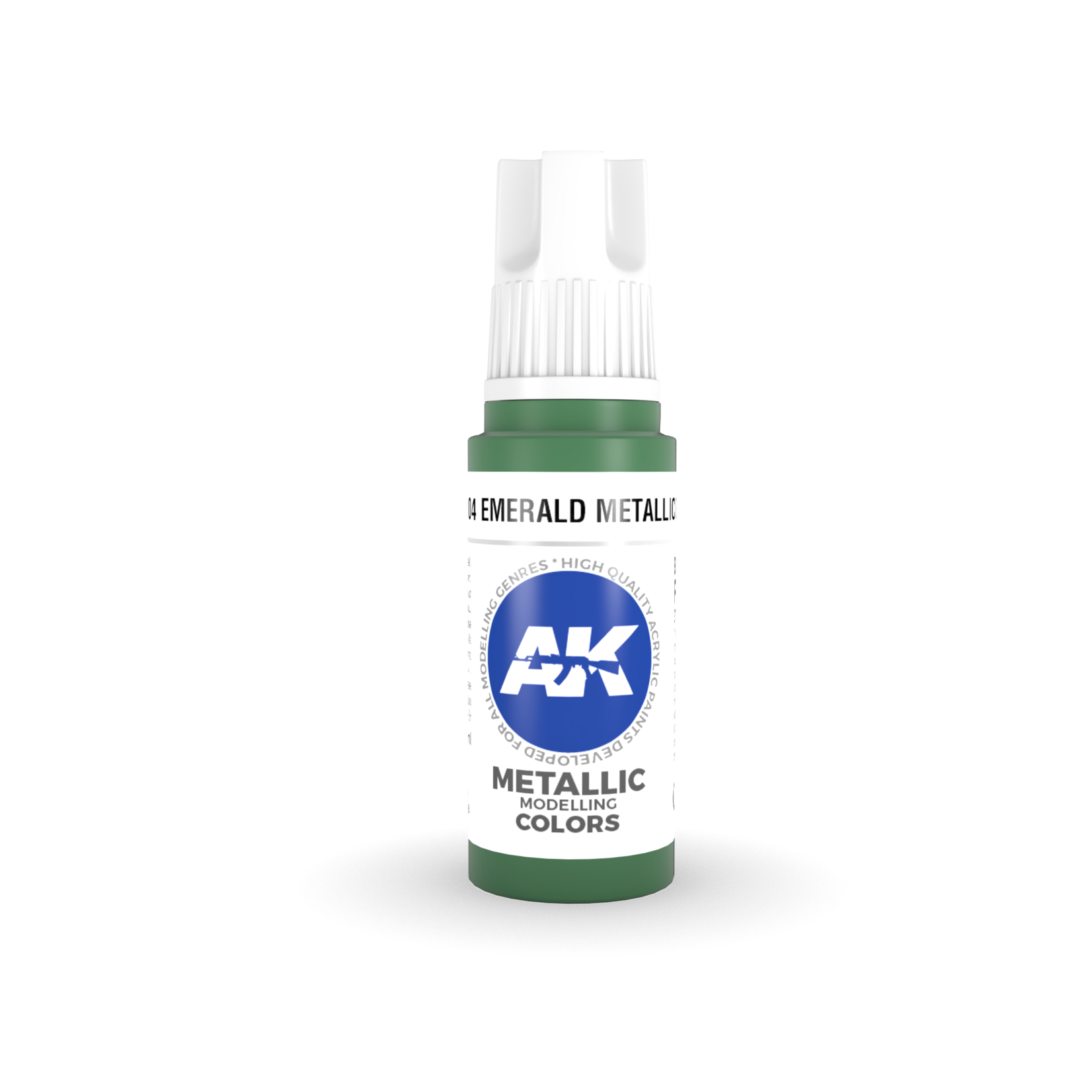 AK Interactive AK11204 3G Acrylic Metallic Emerald Green 17ml
