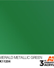 AK Interactive AK11204 3G Acrylic Metallic Emerald Green 17ml AK Interactive AK11204 3G Acrylic Metallic Emerald Green 17ml