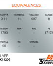 AK Interactive AK11209 3G Acrylic Metallic Silver 17ml