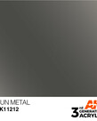 AK Interactive AK11212 3G Acrylic Metallic Gun Metal 17ml