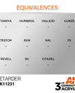 AK Interactive AK11231 3G Acrylic Auxiliary Retarder 17ml