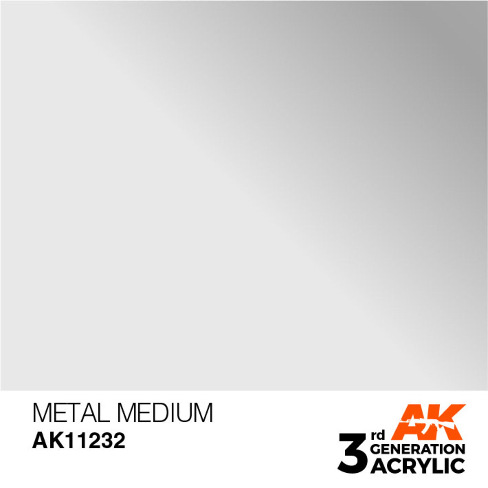 AK Interactive AK11232 3G Acrylic Auxiliary Metal Medium 17ml