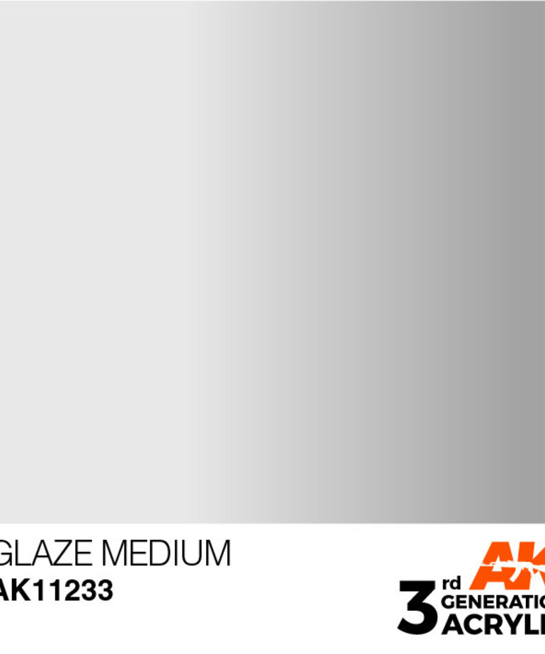AK Interactive AK11233 3G Acrylic Auxiliary Glaze Medium 17ml