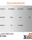 AK Interactive AK11233 3G Acrylic Auxiliary Glaze Medium 17ml