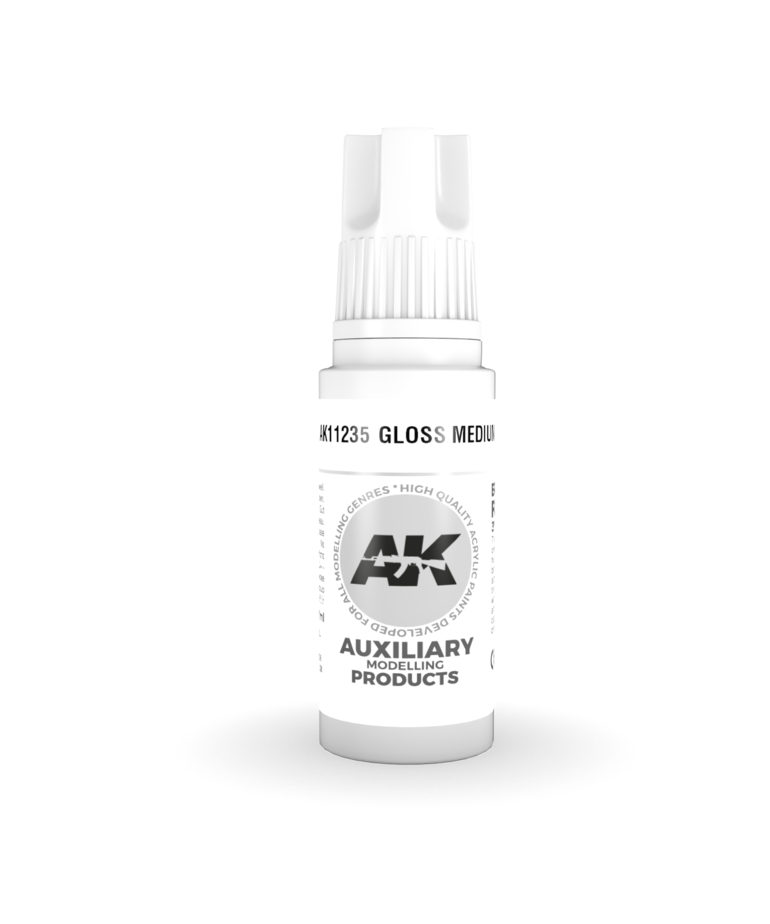 AK Interactive AK11235 3G Acrylic Auxiliary Gloss Medium 17ml