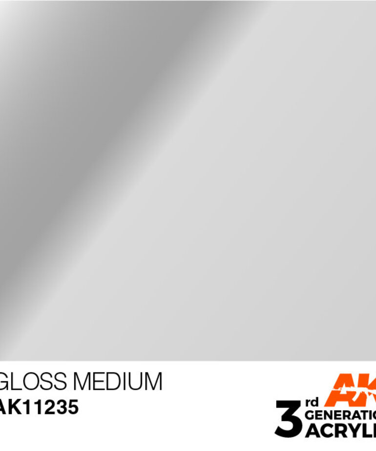 AK Interactive AK11235 3G Acrylic Auxiliary Gloss Medium 17ml