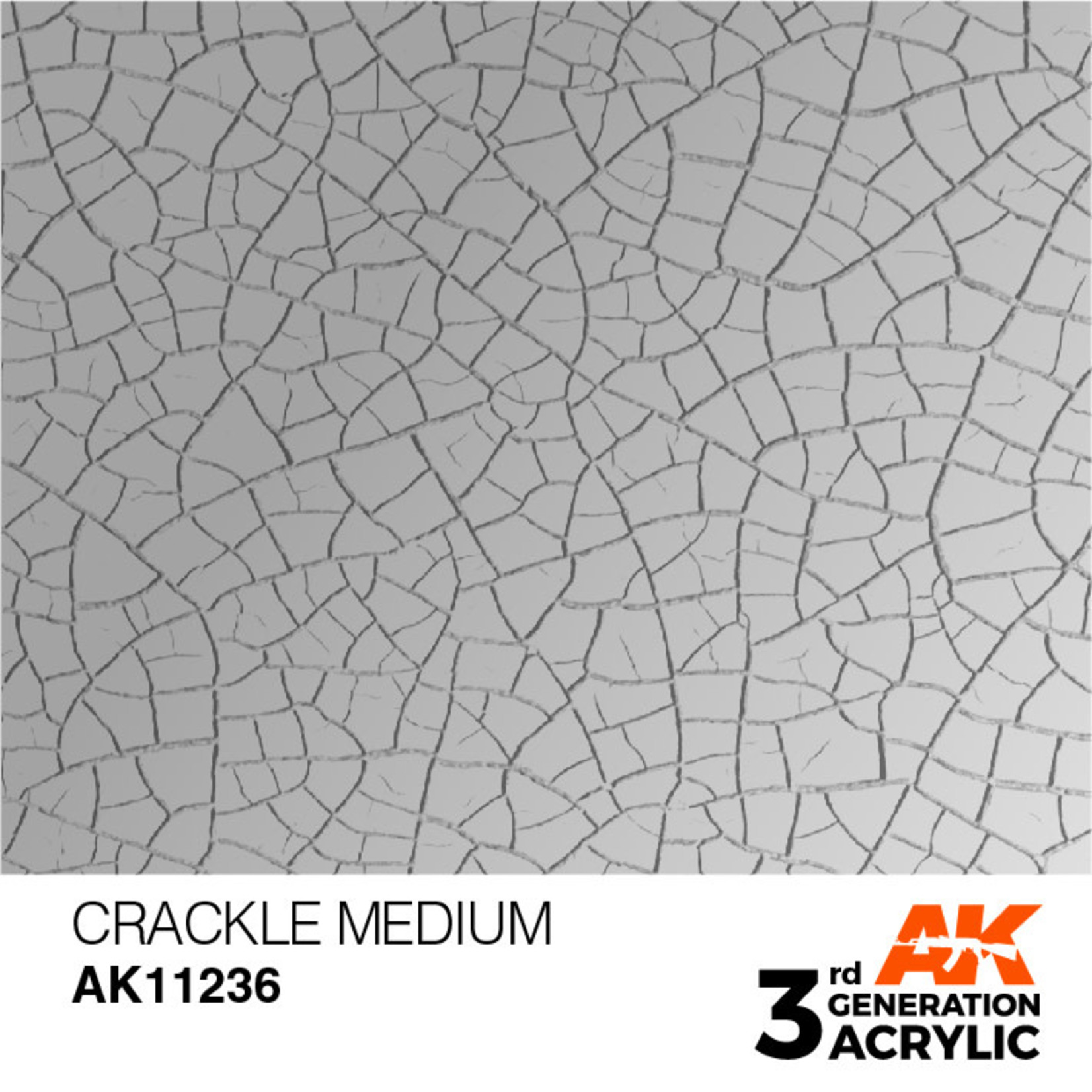 AK Interactive AK11236 3G Acrylic Auxiliary Crackle Medium 17ml