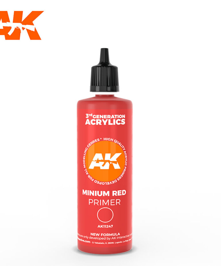 AK Interactive AK11247 Auxiliary Primer Minium Red 100ml