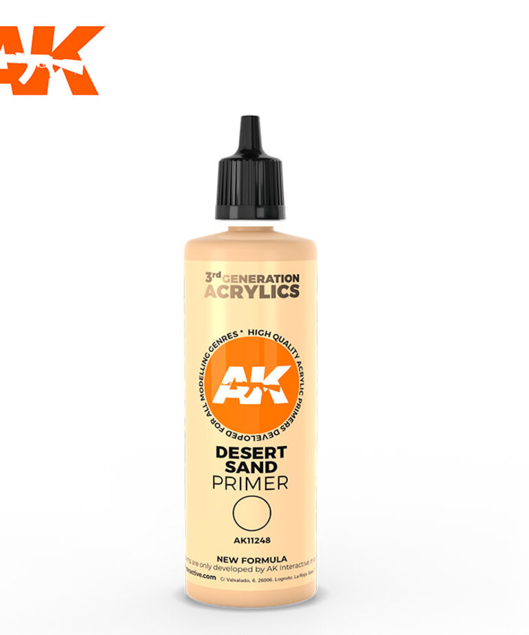 AK Interactive AK11248 Auxiliary Primer Desert Sand 100ml
