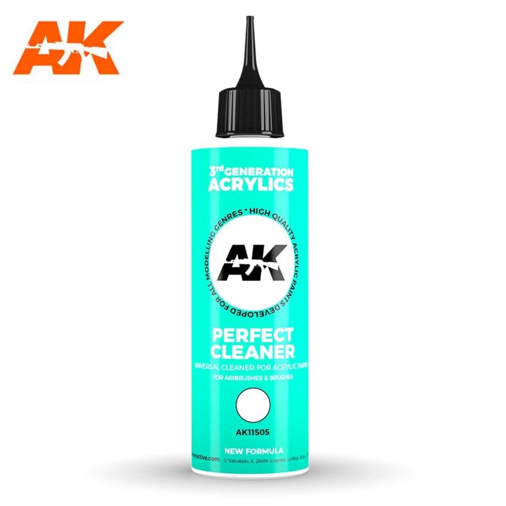 AK Interactive AK11505 Auxiliary Acrylic Perfect Cleaner100ml