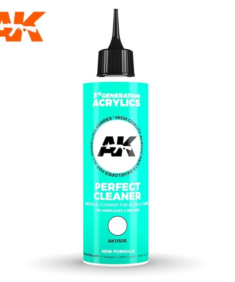 AK Interactive AK11505 Auxiliary Acrylic Perfect Cleaner100ml