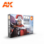 AK Interactive AK11601 3G Wargame NMM Non Metallic Metal Steel (6) Set