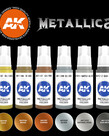 AK Interactive AK11608 3G Wargame Metallics (6) Set AK Interactive AK11608 3G Wargame Metallics (6) Set
