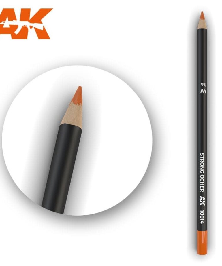 AK Interactive AK10014 Weathering Pencil - Strong Ocher