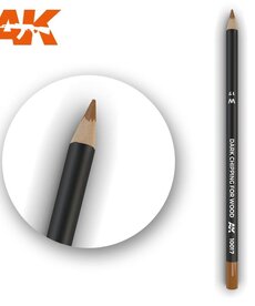 AK Interactive AK10017 Weathering Pencil - Dark Chipping for Wood