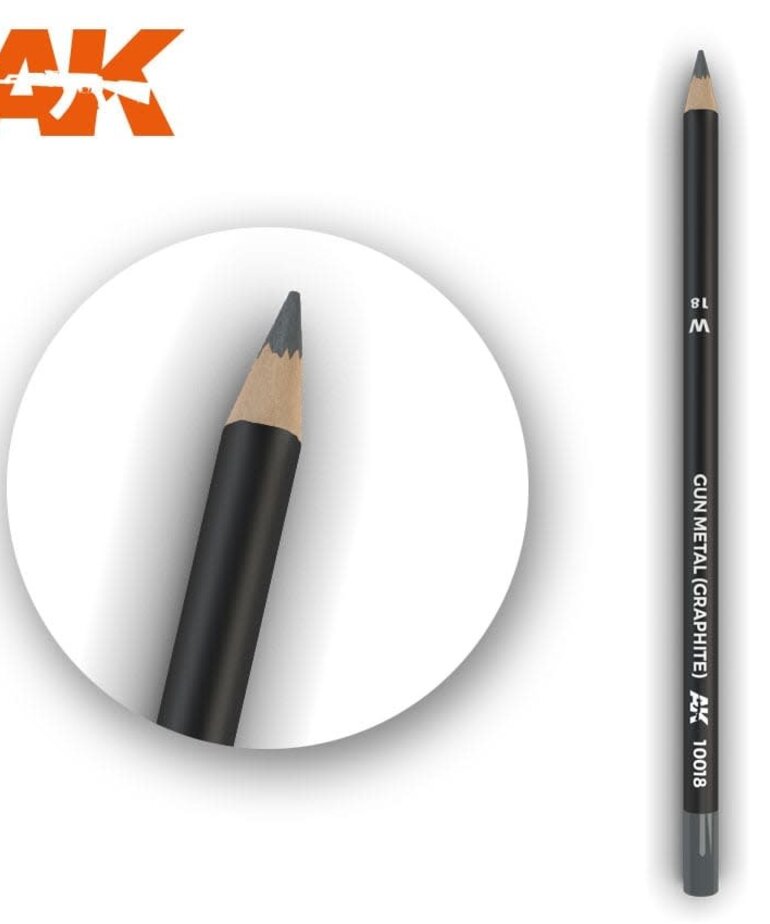 AK Interactive AK10018 Weathering Pencil - Gun Metal