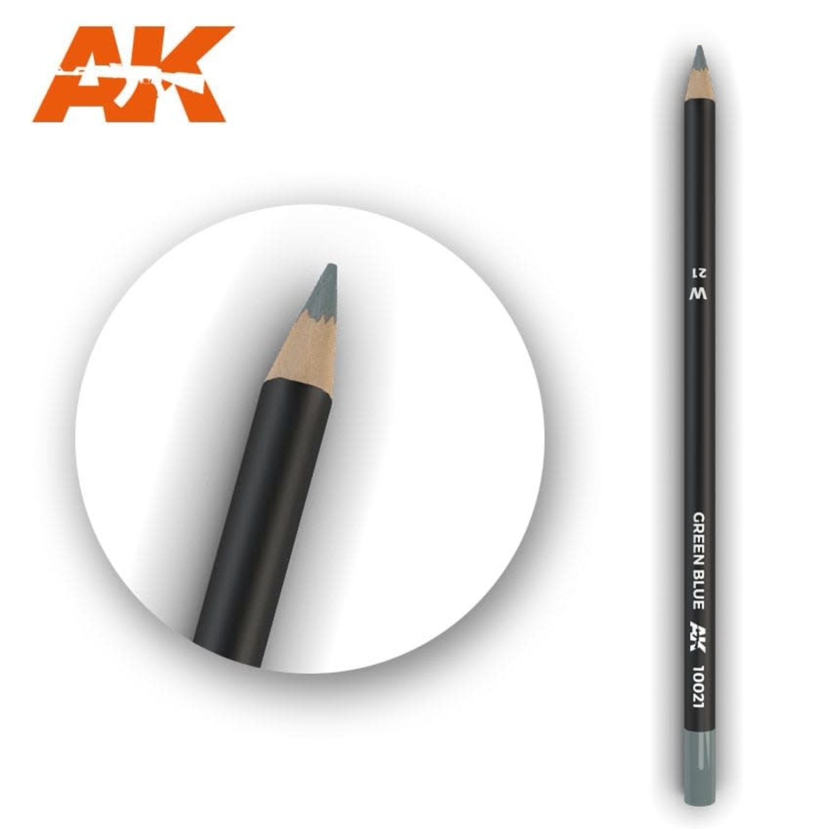 AK Interactive AK10021 Weathering Pencil - Green Blue