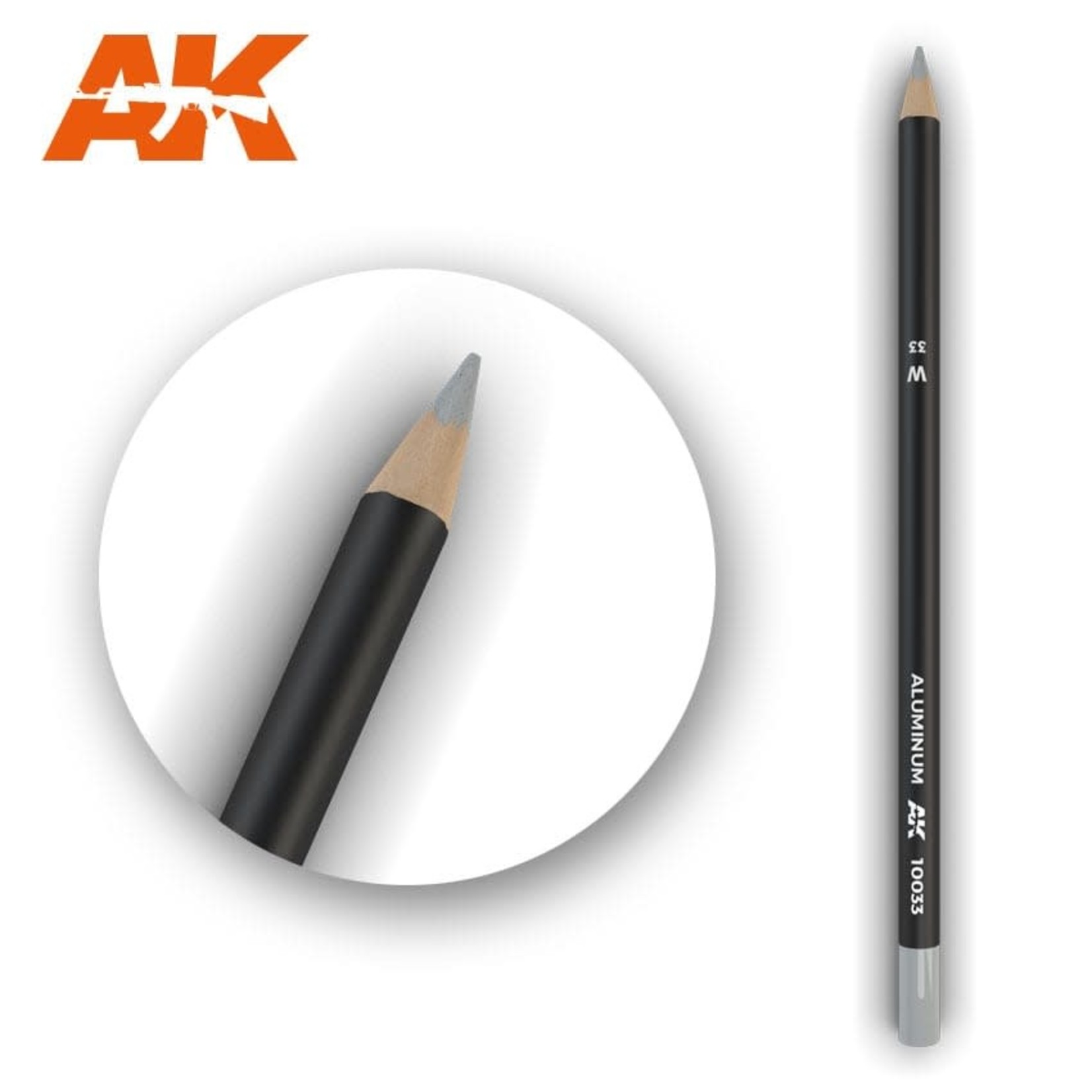 AK Interactive AK10033 Weathering Pencil - Aluminum