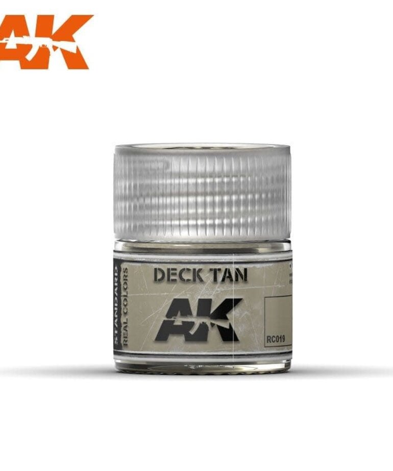 AK Interactive AK RC019 Real Colors Deck Tan 10ml