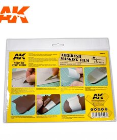 AK Interactive AK9045 Airbrush Masking Film A4 (2) Set