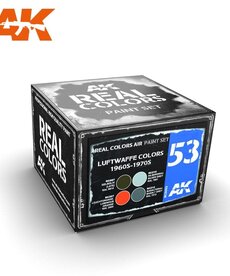 AK Interactive AK RCS053 Real Colors Luftwaffe Colors 1960-1970s (4) Set