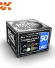 AK Interactive AK RCS050 Real Colors Israeli AF Early Colors (4) Set