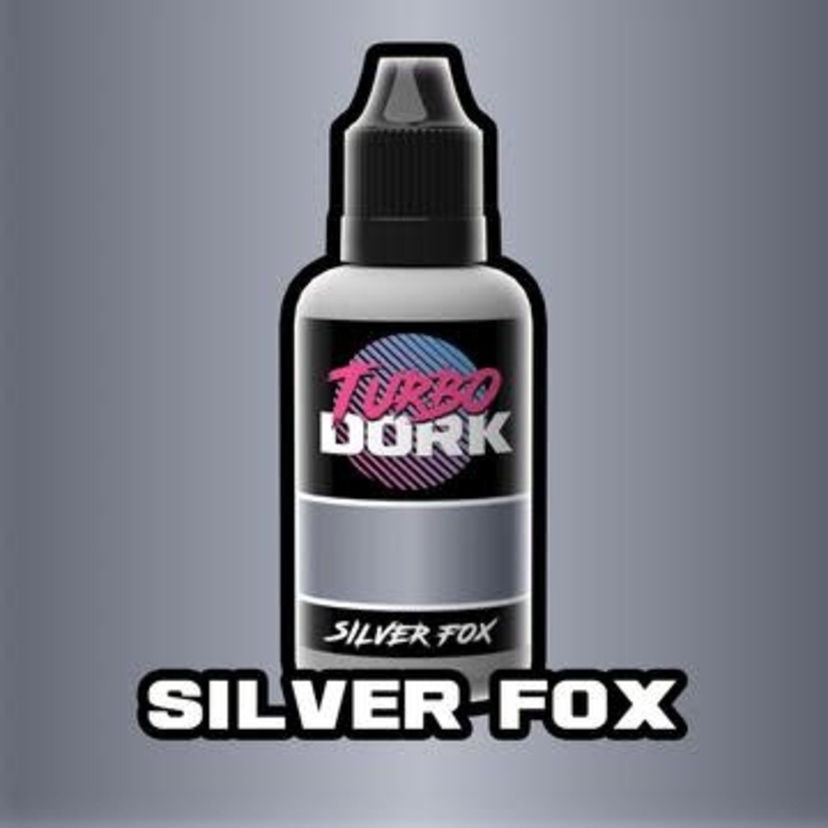 Turbo Dork Turbo Dork Silver Fox Metallic Acrylic Paint 20ml